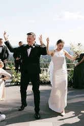Yunshang Simple Mermaid Wedding Dresses Women O-Neck Open Back Sleeveless Split Satin Bridal Gown Sweep Train Vestidos De Novia